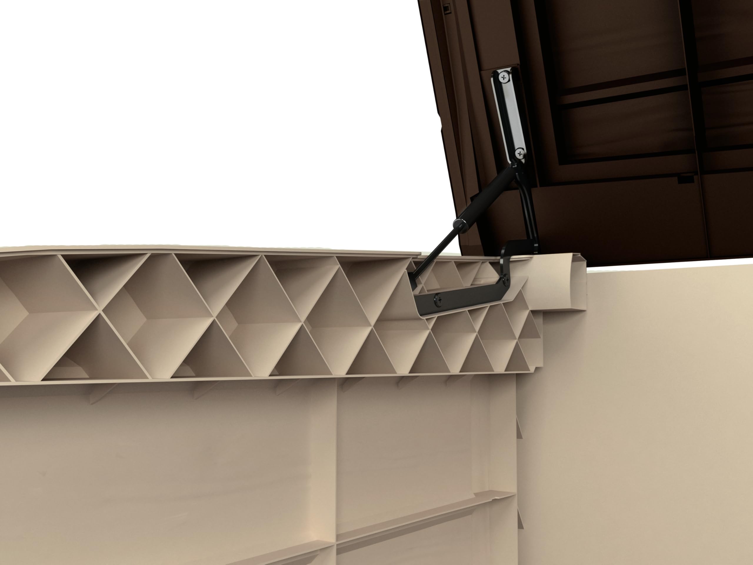 Keter Store-It-Out Max Caseta de Almacenamiento 145,5x82x125 cm Beige/Marrón