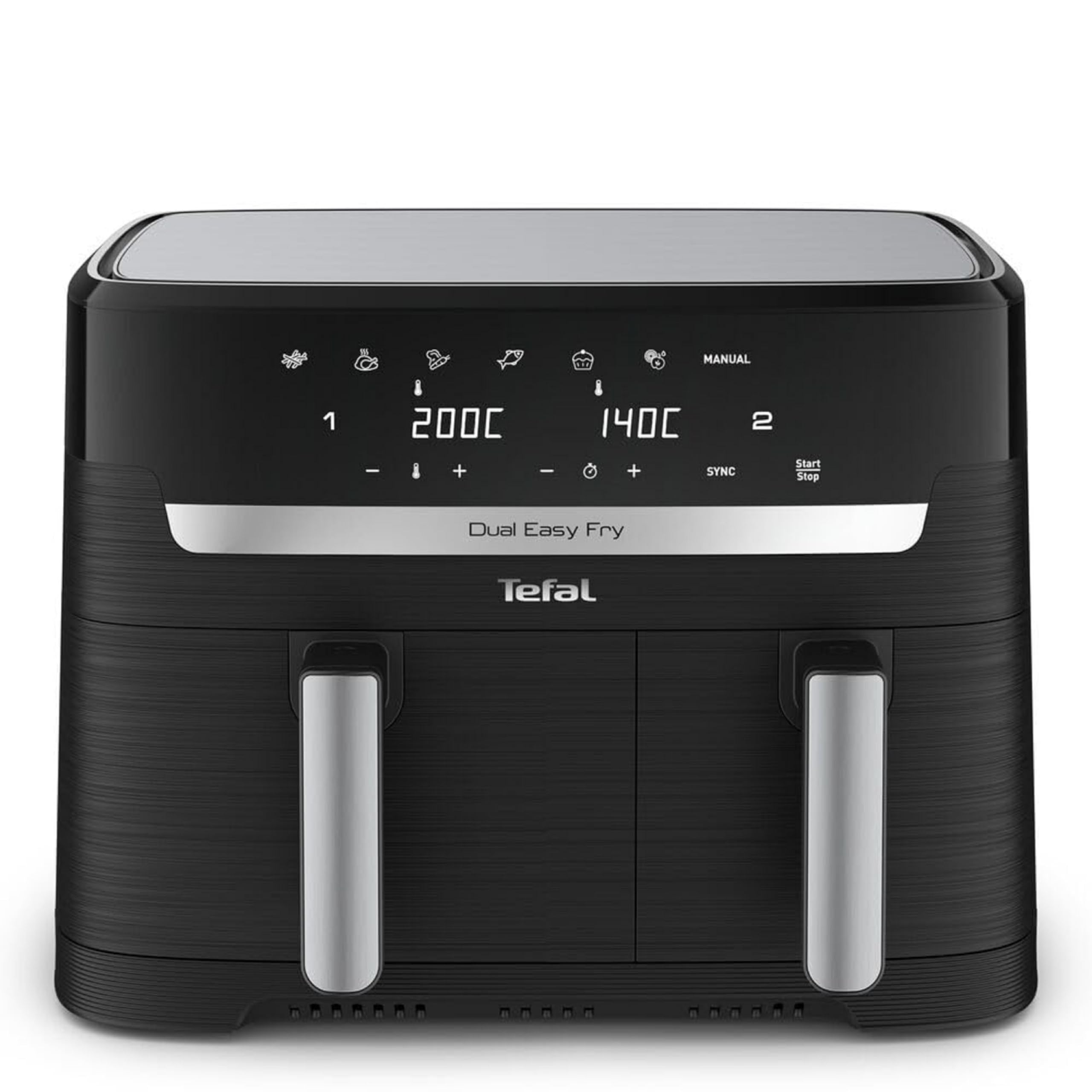 Tefal Easy Fry Dual Zone Freidora de Aire Doble 8,3 L 8 en 1 Digital
