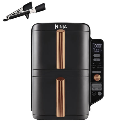 Ninja Double Stack XL Freidora de Aire Vertical Doble 4 Niveles
