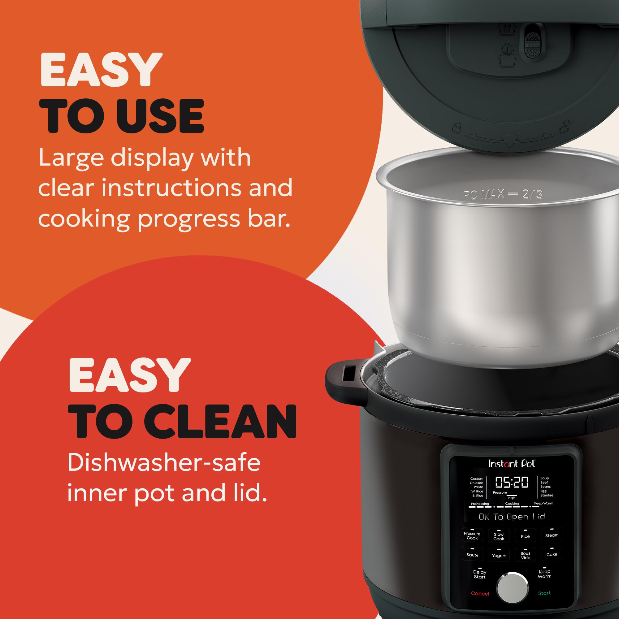 Instant Pot Duo Plus Olla Multifunción a Presión 5,7 L Negro