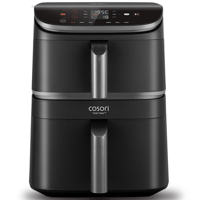 COSORI TurboTower Freidora de Aire Doble 10,8 L Diseño Apilado
