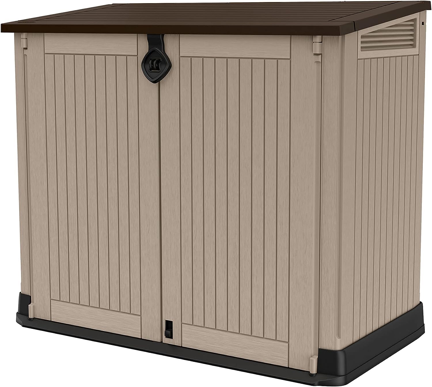 Keter Store-It-Out Midi Caseta de Almacenamiento 130x74x110 cm Beige/Marrón
