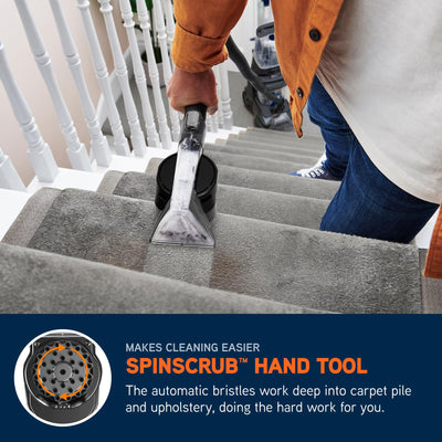 Vax SpinScrub Power Plus Limpiador de Alfombras y Tapicería Vertical
