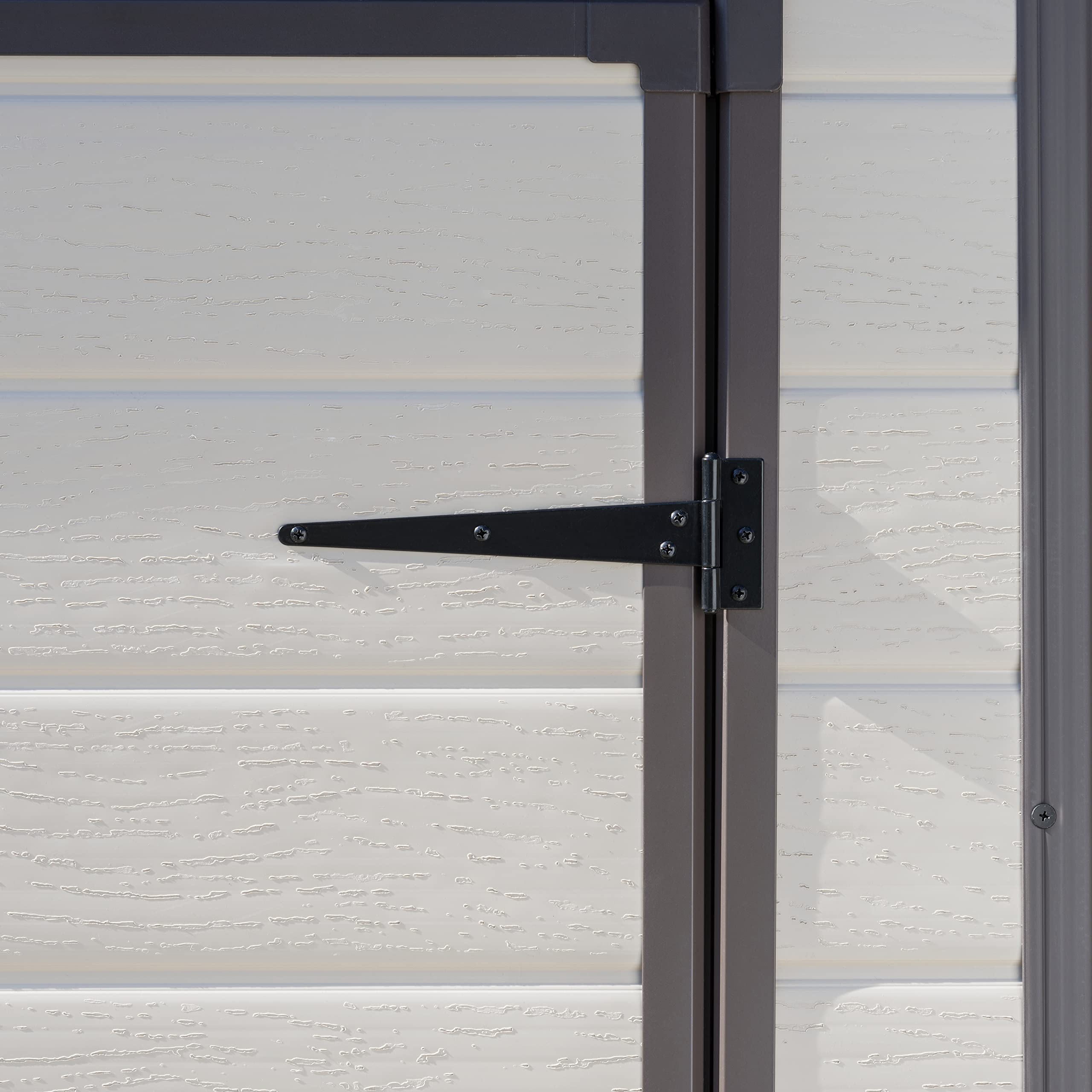 Keter Manor Caseta de Jardín Puerta Simple Efecto Madera Beige