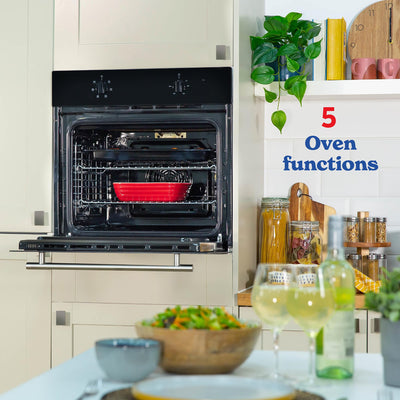 Russell Hobbs Horno Eléctrico Empotrable 70 L 60 cm con Grill Negro