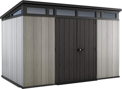 Keter Artisan Caseta de Jardín de Plástico Doble Puerta