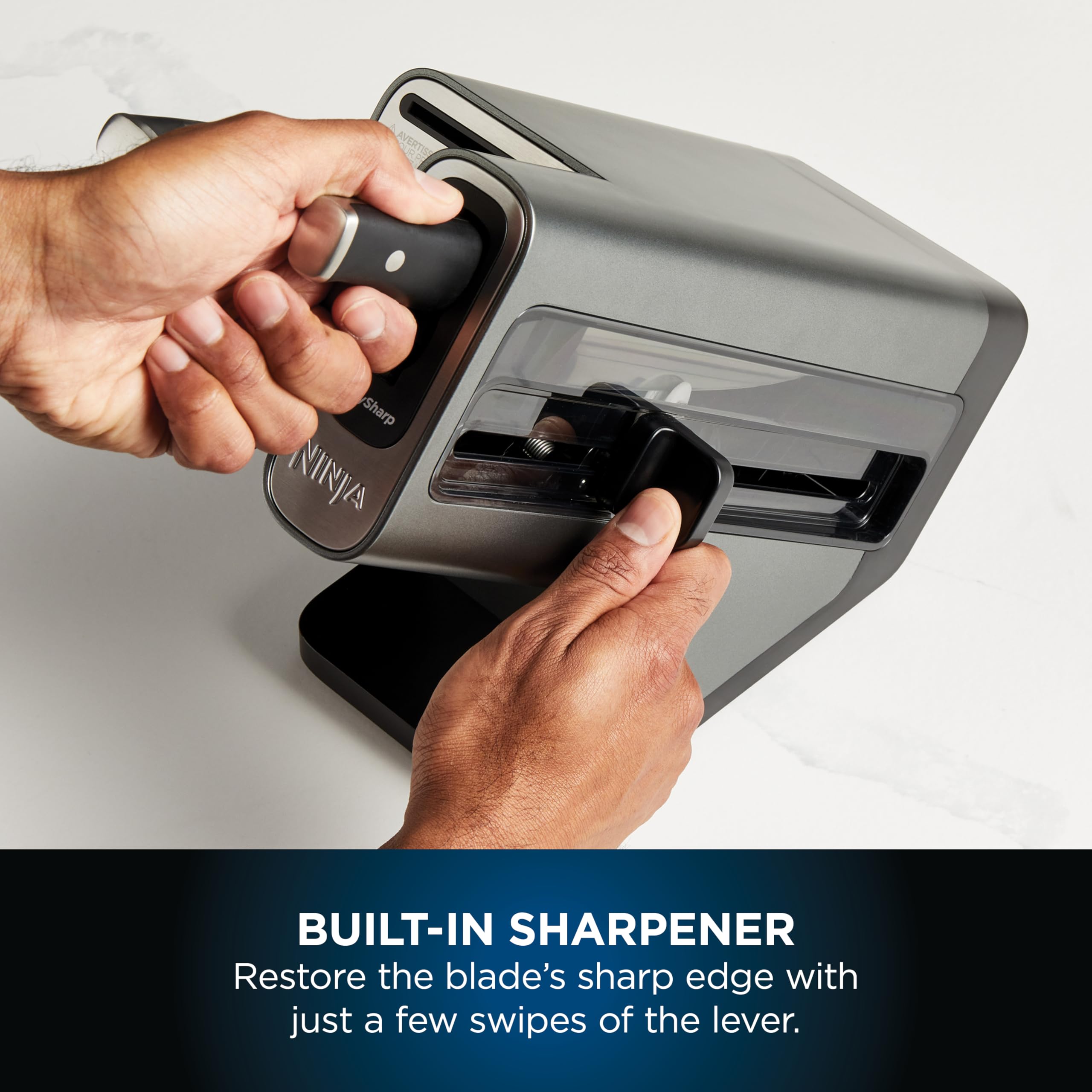 Ninja Foodi StaySharp Bloque de Cuchillos con Afilador 5 Piezas