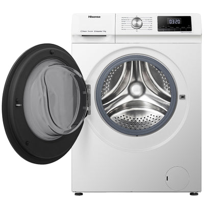 Lavadora de Carga Frontal 12 kg Inverter 15 Programas 1400 rpm Blanco Clase A
