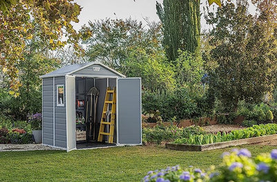 Keter Manor Caseta de Jardín Doble Puerta